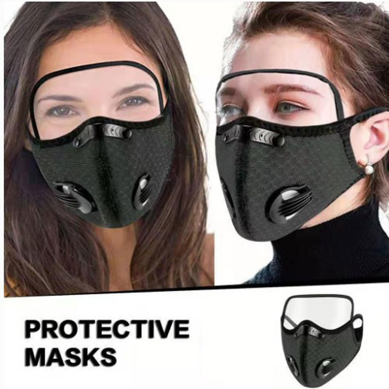Anti Pollution Mask - SHIZIWANGRI サイクリングフェイスマスク スポーツ 洗える 再利用可能 フィルター付き