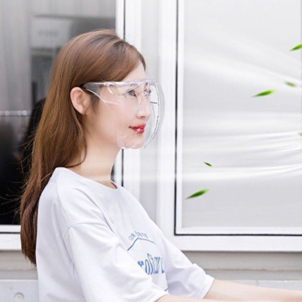 曇り止めフルフェイスマスクアンチスプラッシュ高精細保護フェイ - Anti Pollution Mask のレビューと価格