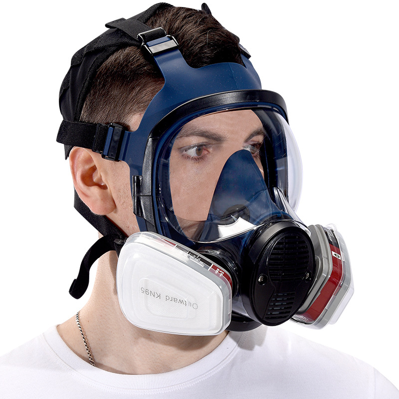フィルター付きA8ガスマスク、フルフェイス呼吸マスク、建設工 - Dust Mask Construction のレビューと価格