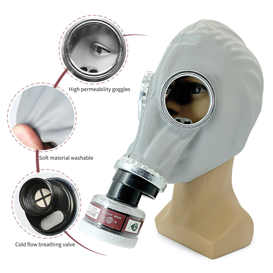 化学樹脂マスク産業安全フルフェイス防毒マスクペイント職場安全 - Face Mask Storage Box のレビューと価格