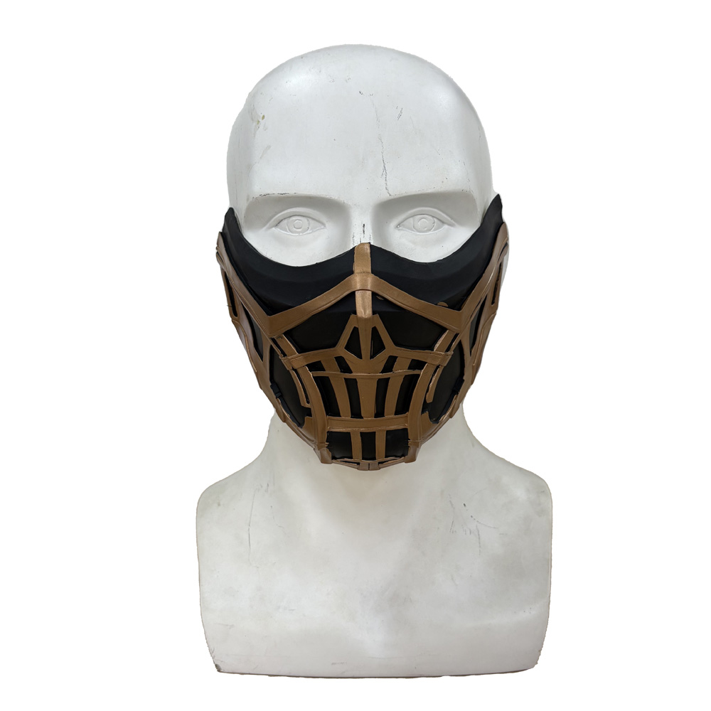 モータルコンバットハーフフェイスマスクコスプレサブゼロスコー - Respirator Half Face のレビューと価格