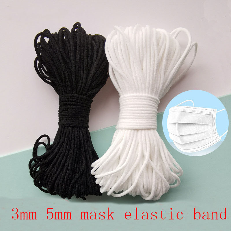 マスク用弾性コード3mm,丸型,白,5mm,マスク用,オイル - Mask Lanyard Adjustable のレビューと価格