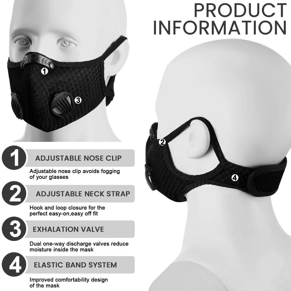 通気性のある人間工学に基づいた防塵マスク、調節可能な防塵マス - Anti Pollution Mask のレビューと価格