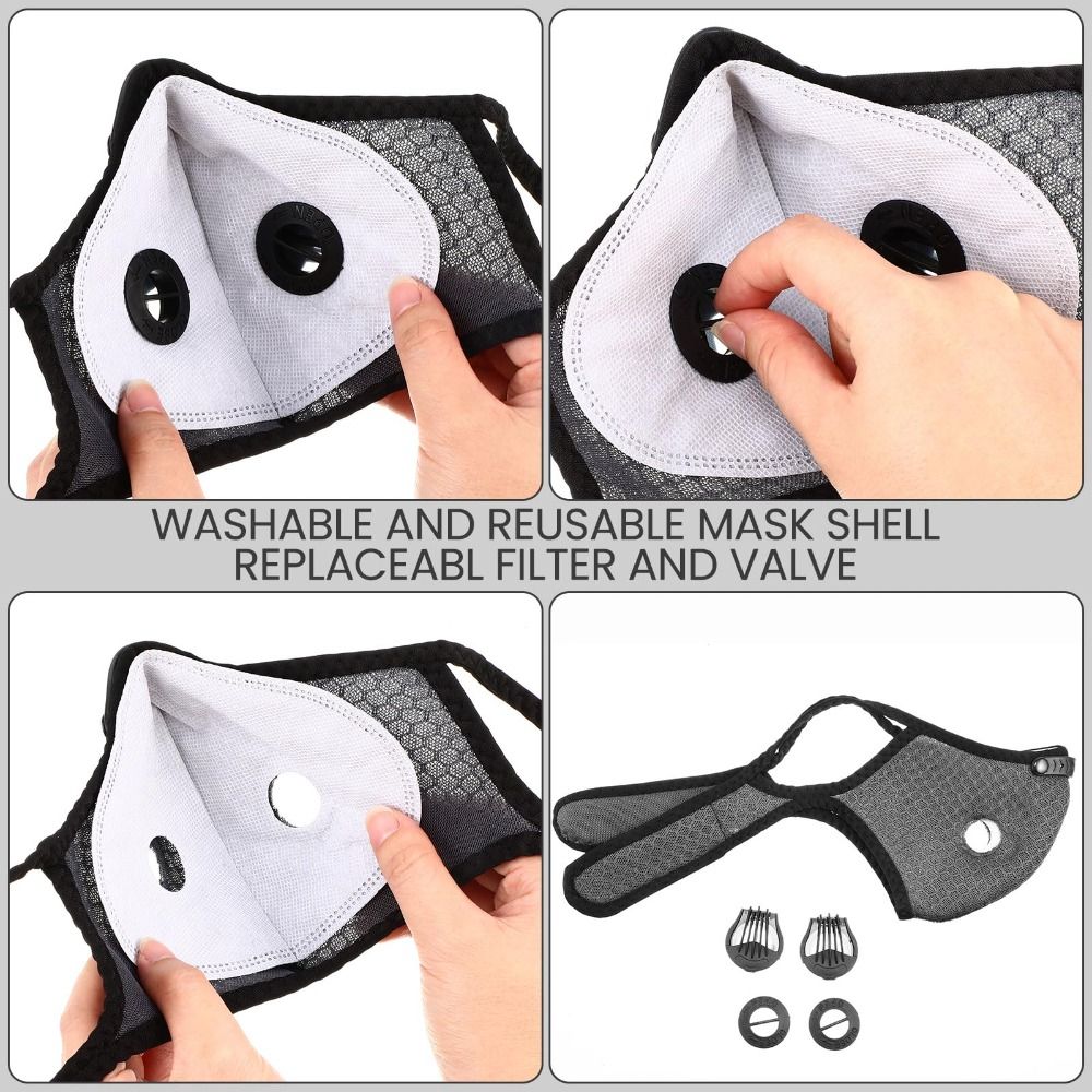 通気性のある人間工学に基づいた防塵マスク、調節可能な防塵マス - Anti Pollution Mask のレビューと価格