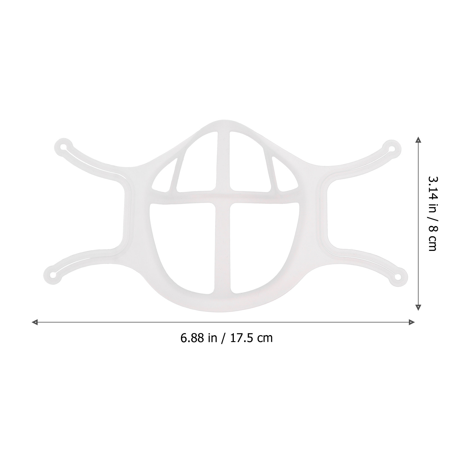5個入りプレミアム食品グレードシリコンマスクホルダー、内部サ - Silicone Mask Bracket のレビューと価格