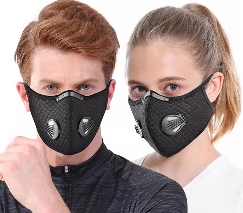 サイクリングマスク スポーツ 洗える 再利用可能 フィルター - Dust Mask Construction のレビューと価格