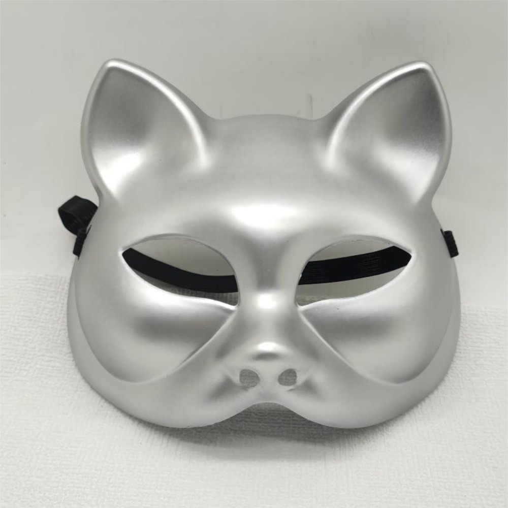 パフォーマンスプラスチック猫ハーフフェイスマスクアニメマスク - Respirator Half Face のレビューと価格