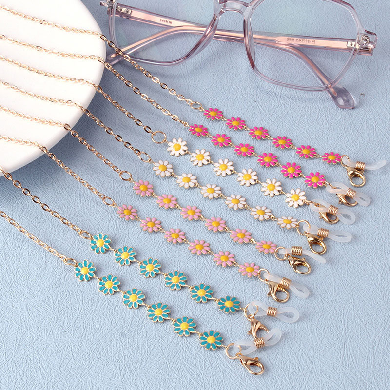 スタイリッシュな花メガネチェーン女性のためのファッションカラ - Mask Chain Holder のレビューと価格