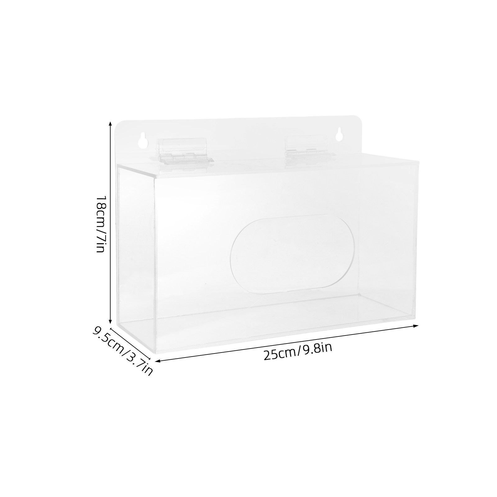 透明アクリル製フェイスマスクオーガナイザー 壁掛け式 省スペ - Face Mask Storage Box のレビューと価格